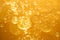 Golden yellow bubble oil droplet