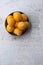 Goldenberries isolated on a neutral background