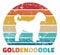 Goldendoodle vintage color