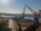 Goldenhorn Shipyard Winches UnkapanÄ± Bridge Sunny Day