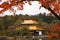 The goldern pavilion, Kinkakuji temple in Kyoto, Japan
