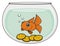 Goldfish with money