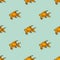 Goldfish Seamless Pattern