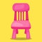 Goldilocks and the 3 bear chair pink 12