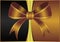 Goldish ornamental bow background