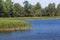 Goldopiwo lake on Masuria in Poland.