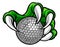 Golf Ball Claw Monster Sports Hand