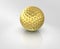 Golf ball gold