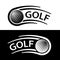 Golf ball motion line symbol