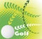 Golf banner