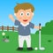 Golf Boy in the Park