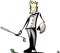 Golf Caddy Illustration