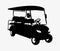 Golf Car Silhouette vehicle
