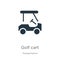 Golf cart icon vector. Trendy flat golf cart icon from transport aytan collection isolated on white background. Vector