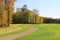 Golf Cart Path in Autumn