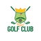 Golf club crest