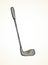 The golf club. Vector drawing