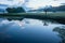 Golf Course Dawn Water Reflections Landscape