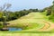 Golf Course Par Five Hole Landscape