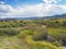 Golf course in rural Colorado by a prairie