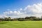 Golf Course under Beautiful Sky