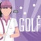 Golf female player avatar