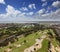 Golf field aerial