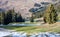 Golf field in Alps