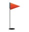 Golf flag hole isolated icon