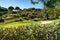 Golf at La Cala de Mijas, Spain on a sunny day with green grass and beautiful landscape.
