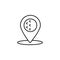 Golf location icon. Element of golf icon