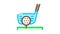 Golf Putter Ball Icon Animation