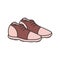Golf shoes isolated icon