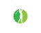 Golf symbol vector icon