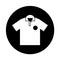 Golf team shirt icon