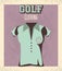 Golf uniform femenine shirt