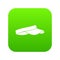 Golf visor icon digital green