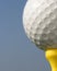 Golfball close-up