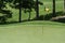 Golfcourse Fairway Flag on Green