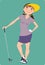 Golfer girl