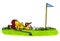 Golfer - Golf Cartoons Series Number 4