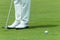 Golfer Green Putting Ball Shoes