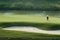 Golfer on Putting Green