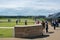 Golfers near Entrance of Iconic St Andrews Golf Course