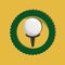 Golfing related icons image