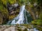 Golling Waterfall in the Alps, Austria