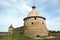 Golovina tower of the fortress at Shlisselburg city. Fortress called Oreshek