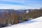 Goltzsch valley bridge in winter