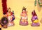 Golu arrangement of Hindu deities