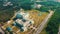 Gomel, Belarus. Aerial View OF Building Of Republican Scientific Center For Radiation Medicine And Human Ecology In